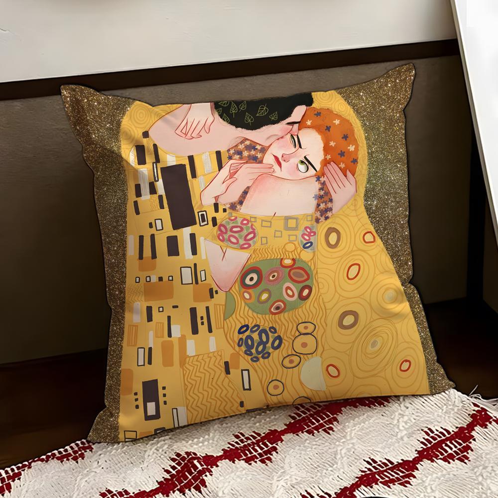 GGustav KKlimt Oil PPainting Cushion Cover Reversible Soft Durable Pillow Cover Home Car MultiScene Use for Daily Comfort 30X30cm
GGustav KKlimt Oil PPainting Cushion Cover Reversible Soft Durable Pillow Cover Home Car MultiScene Use for Daily Comfort 30X30cm