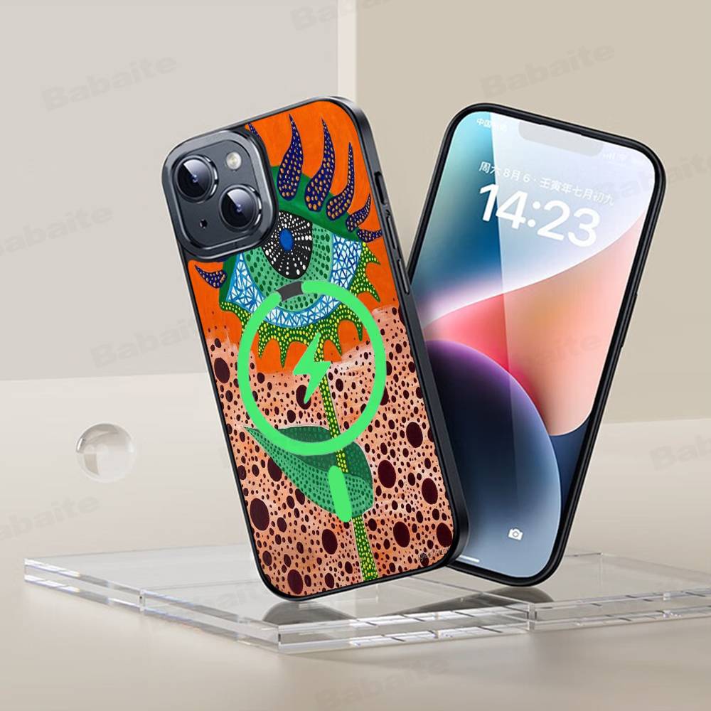 Y-Yayoi K-Kusama Art Phone Case Magesafe Magnetic Wireless Charge Case For IPhone 16 11 12 13 14 15 Pro Max Plus Mini iPhone 12
Y-Yayoi K-Kusama Art Phone Case Magesafe Magnetic Wireless Charge Case For IPhone 16 11 12 13 14 15 Pro Max Plus Mini iPhone 12