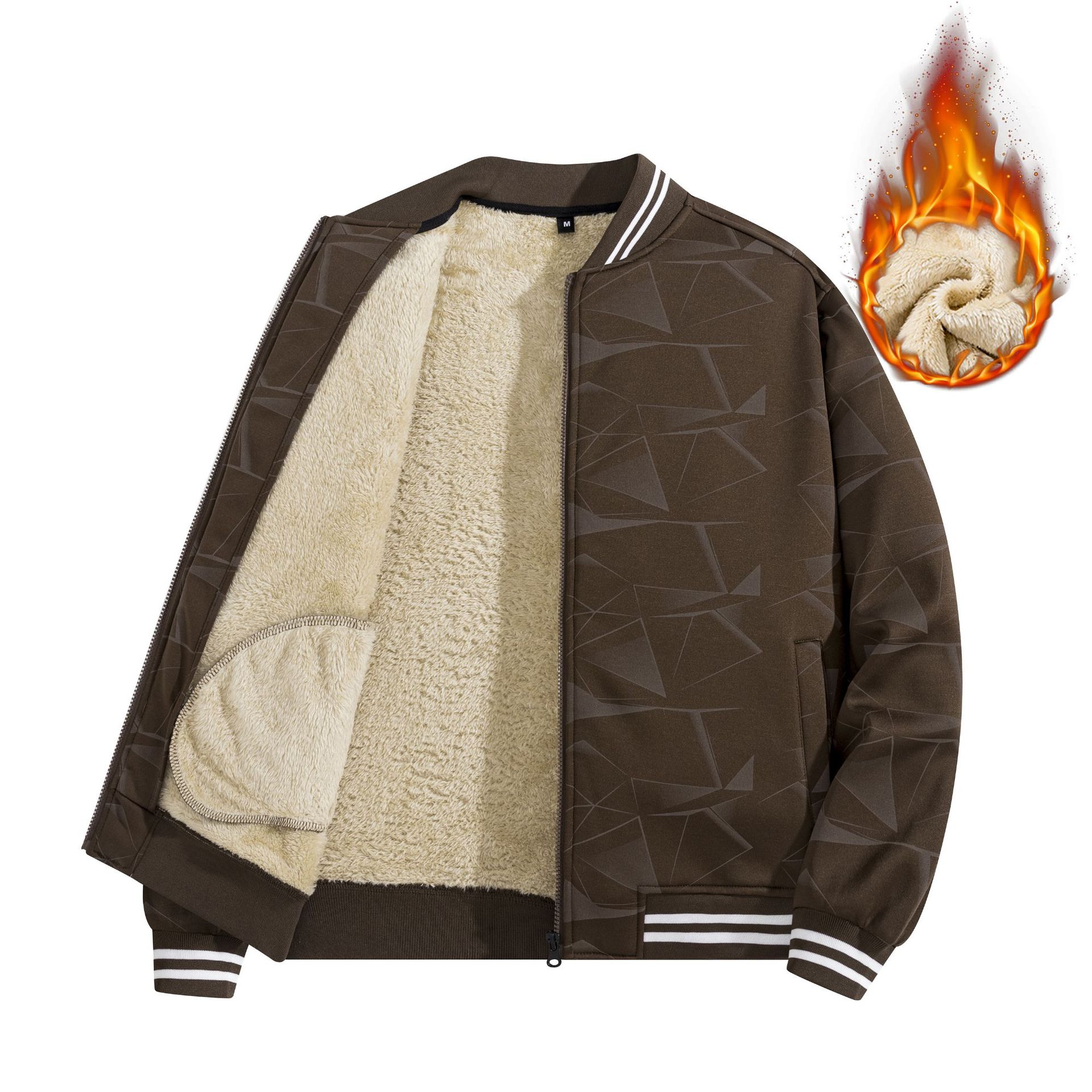 Мужские куртки-бомберы Повседневные Осенне-зимние Теплые Ветровки на полной молнии со стойкой воротником Ветрозащитная Верхняя одежда Флисовые подкладки Пальто для мужчин XXXL коричневый
Мужские куртки-бомберы Повседневные Осенне-зимние Теплые Ветровки на полной молнии со стойкой воротником Ветрозащитная Верхняя одежда Флисовые подкладки Пальто для мужчин XXXL коричневый