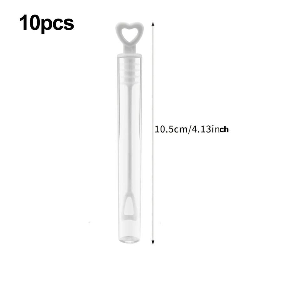 10/20/30 шт. Бутылочки с мыльными пузырями Мини в форме сердечка Трубочка Палочка для выдувания пузырей Свадебные подарки для гостей Украшения для вечеринки по случаю дня рождения Игрушки