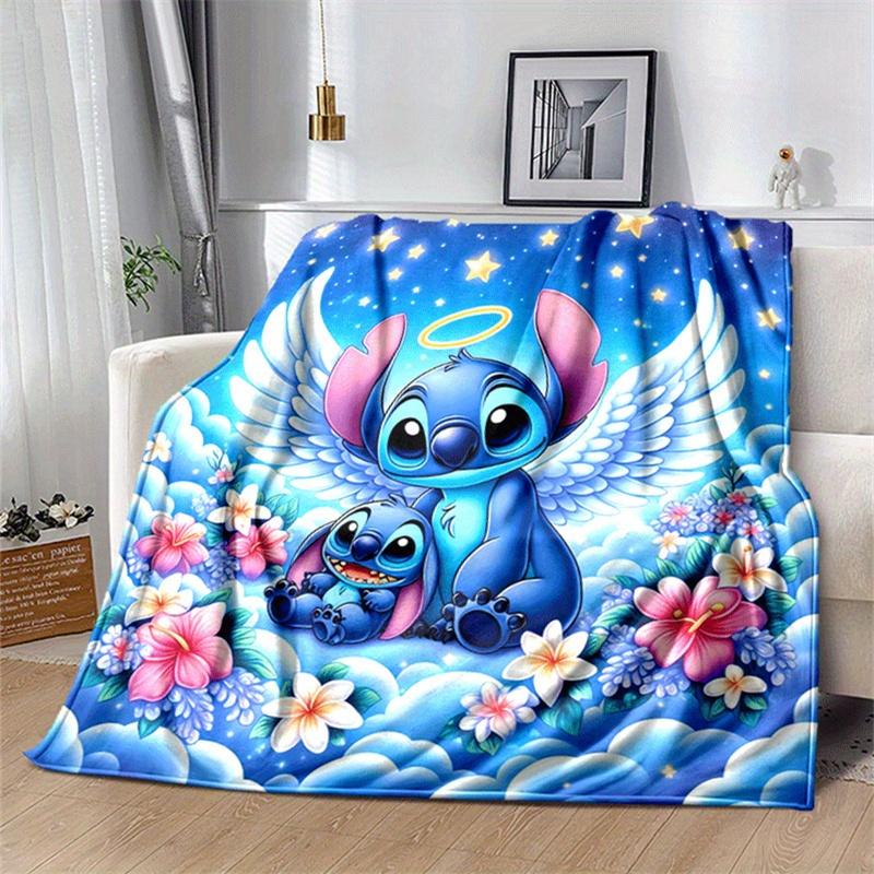 1pc Cute Stitch Print Blanket, Cute Cartoon Design, Living Room Home Decoration Sofa Travel Soft and Cozy 130cmx150cm
1pc Cute Stitch Print Blanket, Cute Cartoon Design, Living Room Home Decoration Sofa Travel Soft and Cozy 130cmx150cm