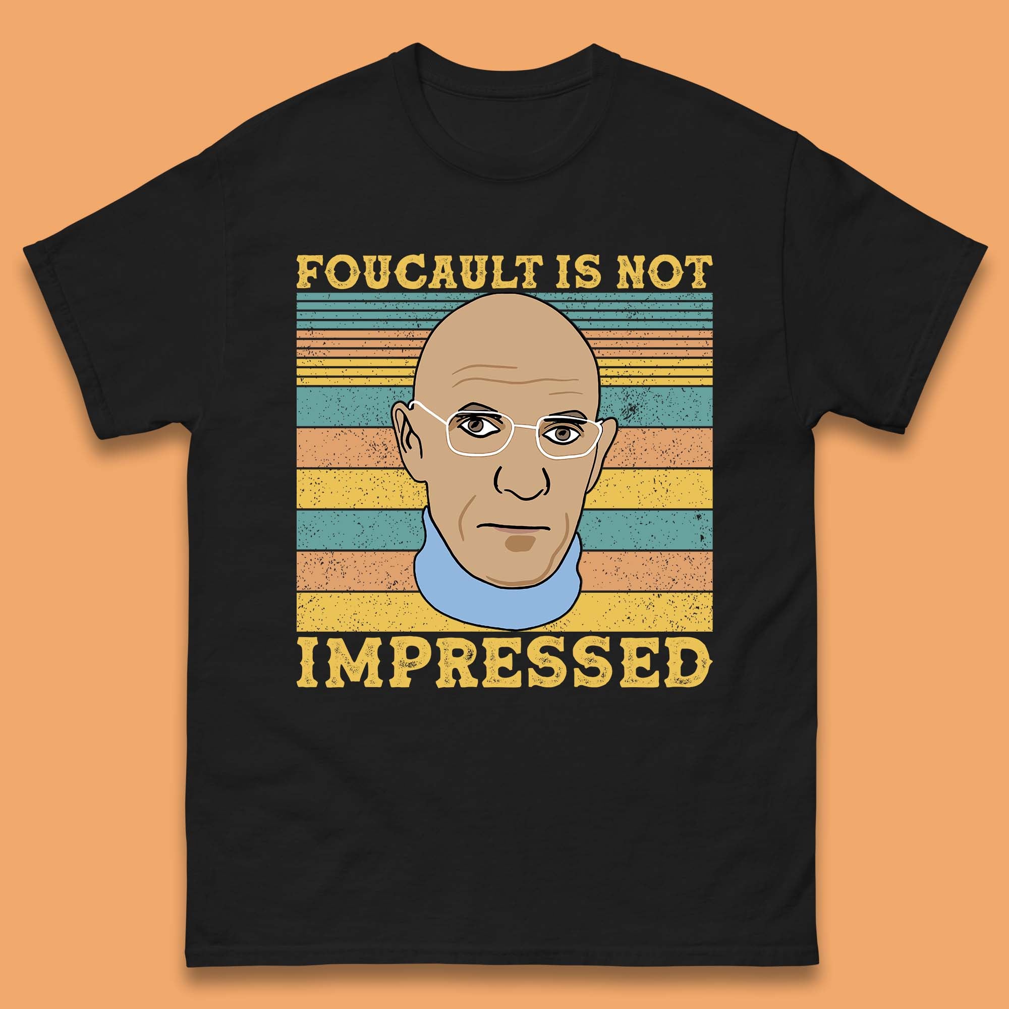 Foucault Is Not Impressed Mens T-Shirt Womens Tops Tees 2XL
Foucault Is Not Impressed Mens T-Shirt Womens Tops Tees 2XL