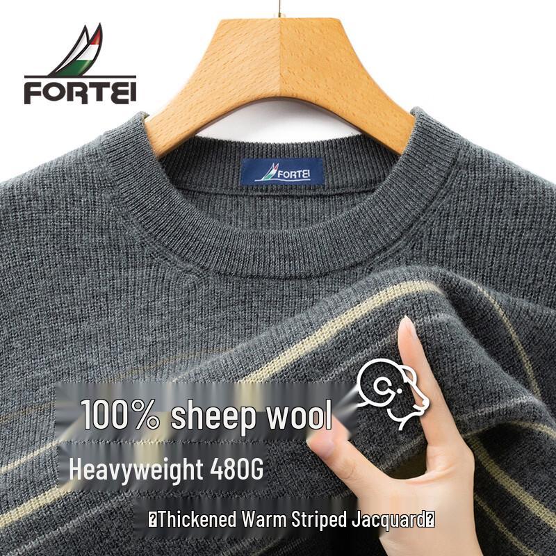 Men s 100% Merino Wool Jacquard Pullover Sweater 52
Men s 100% Merino Wool Jacquard Pullover Sweater 52