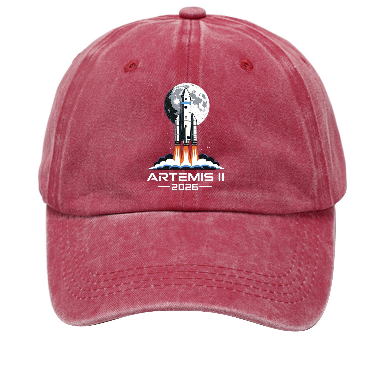 Washed Cotton Baseball Cap Vintage Style Soft Top Denim Hat with Printed Rocket Design Adjustable Back Strap for Casual Wear One Size красный
Washed Cotton Baseball Cap Vintage Style Soft Top Denim Hat with Printed Rocket Design Adjustable Back Strap for Casual Wear One Size красный