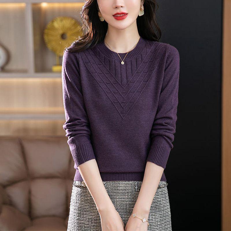 Women s Clothing Autumn Winter Pullover Casual Office Lady Tops Round Neck Solid Color Lantern Long Sleeve Sweater Knitted XS
Women s Clothing Autumn Winter Pullover Casual Office Lady Tops Round Neck Solid Color Lantern Long Sleeve Sweater Knitted XS