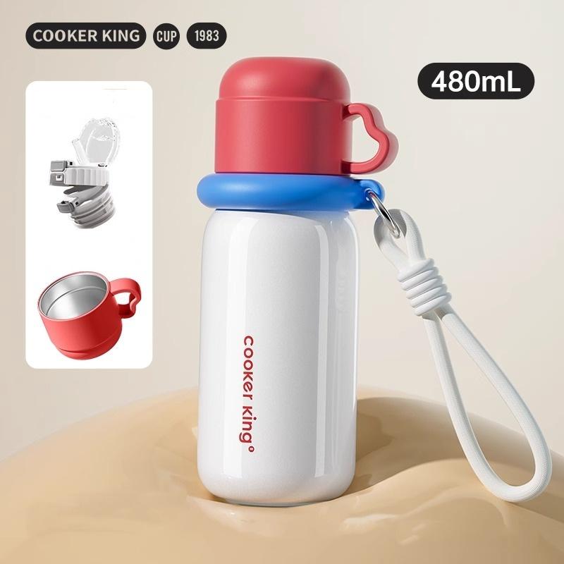 COOKER KING 480ML Thermos Water Bottle for Kids Insulated Cup with Straw Stainless Steel Thermal Mug Keep Cold&Hot Vacuum Flask 480ml
COOKER KING 480ML Thermos Water Bottle for Kids Insulated Cup with Straw Stainless Steel Thermal Mug Keep Cold&Hot Vacuum Flask 480ml