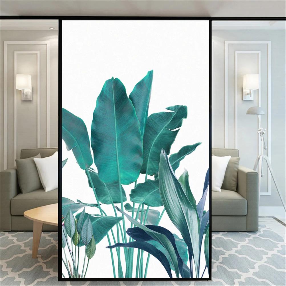 Static Cling Privacy Windows Film Decorative Plant Leaves Stained Glass Window Stickers Frosted Window Cling For Home (as the picture,40x60cm WxH)
Static Cling Privacy Windows Film Decorative Plant Leaves Stained Glass Window Stickers Frosted Window Cling For Home (as the picture,40x60cm WxH)