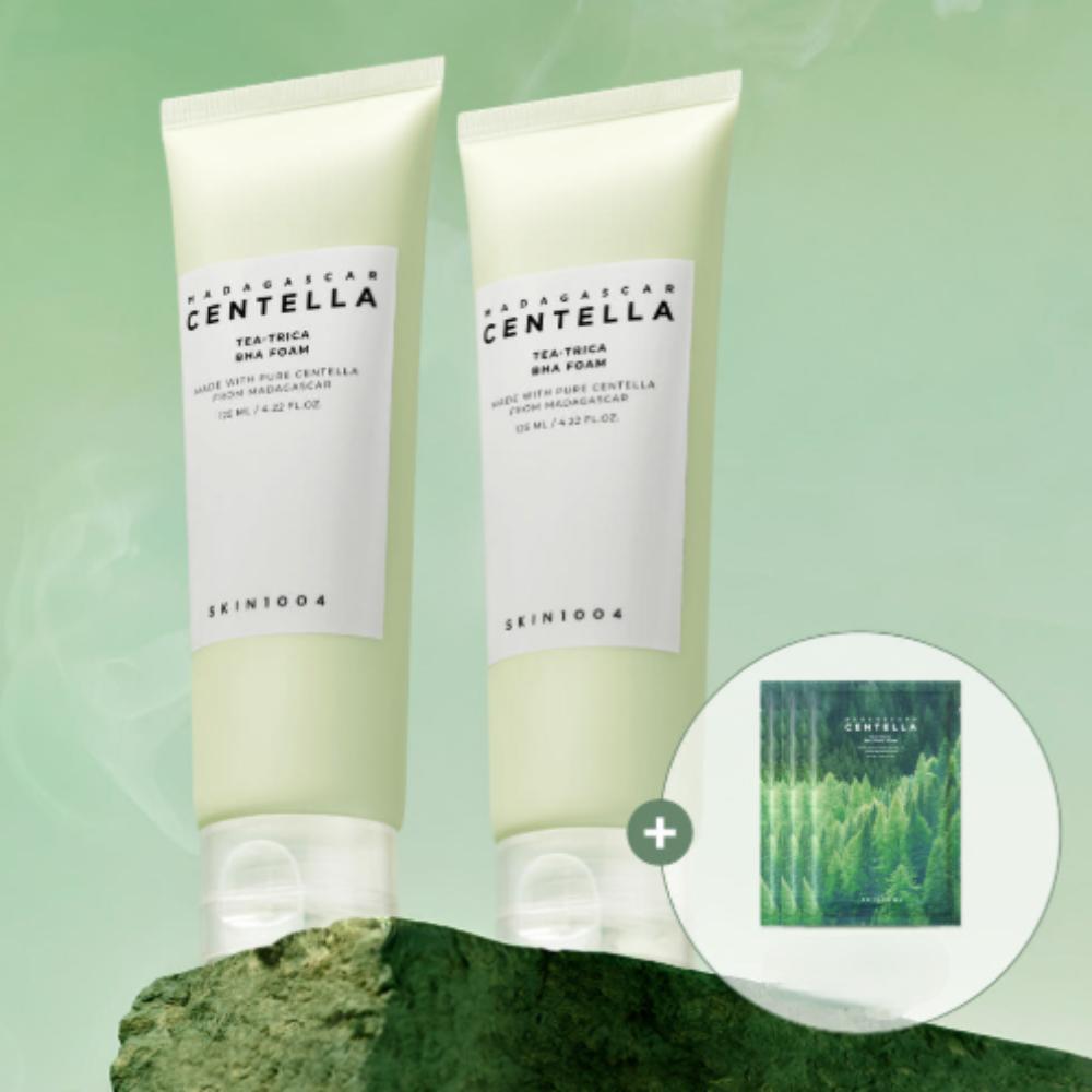 SKIN1004 Madagascar Centella Teatrica BHA Foam 125ml (2pcs) + Relaxing Mask 3 Sheets
SKIN1004 Madagascar Centella Teatrica BHA Foam 125ml (2pcs) + Relaxing Mask 3 Sheets