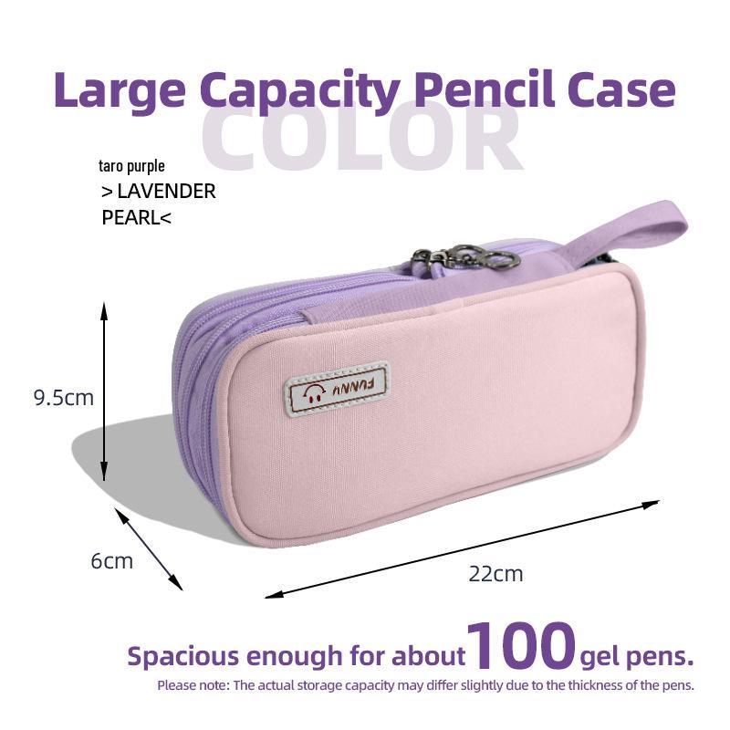 Three-Layer Large Capacity Ins Style Pencil Case - Creative, Stylish Stationery Box for Students
Three-Layer Large Capacity Ins Style Pencil Case - Creative, Stylish Stationery Box for Students