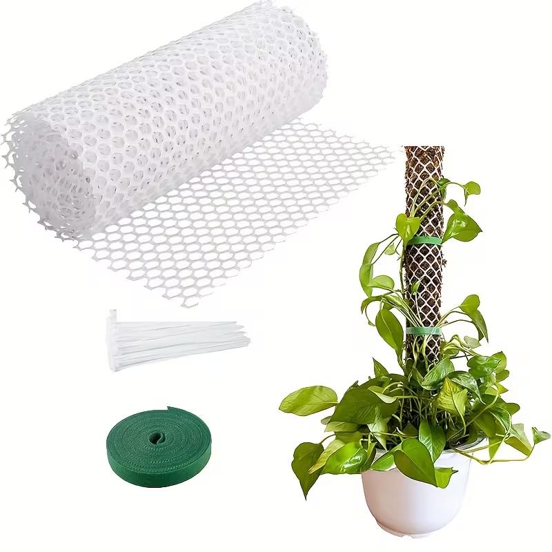 1set Stackable Plastic Moss Pole Sheets For Climbing Plants Durable Indoor Plant Stakes With Mesh Design For Vines Flowers
1set Stackable Plastic Moss Pole Sheets For Climbing Plants Durable Indoor Plant Stakes With Mesh Design For Vines Flowers