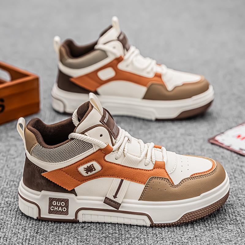 New Shoes for Men Leather Casual Shoes Trend Flat Skateboard Shoes Youth Cool Lace-up Sneaker 44 оранжевый
New Shoes for Men Leather Casual Shoes Trend Flat Skateboard Shoes Youth Cool Lace-up Sneaker 44 оранжевый