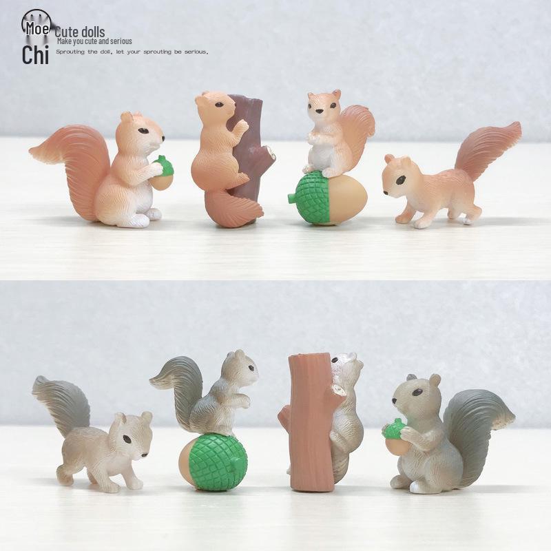 Cartoon Squirrel PVC Figurine: Animal Car Ornament, Succulent Decor, Cake Topper, Micro Landscape Decoration
Cartoon Squirrel PVC Figurine: Animal Car Ornament, Succulent Decor, Cake Topper, Micro Landscape Decoration