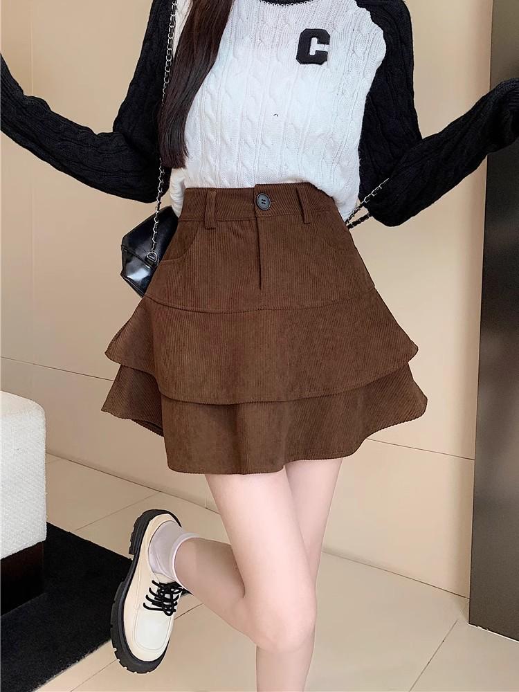 Coffee Color Plus Size High Waist Corduroy A-Line Midi Skirt with Ruffles for Women XL (suitable for 119-130 jin) кофейный
Coffee Color Plus Size High Waist Corduroy A-Line Midi Skirt with Ruffles for Women XL (suitable for 119-130 jin) кофейный