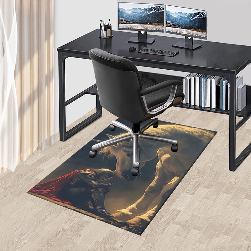 Knight,Lord of the Rings Polyester Office Carpet Chair Mats, Home Decor Dormitory Floor Protector with Anti-Skid Backing, Large Area Coverag 60cm by 90cm
Knight,Lord of the Rings Polyester Office Carpet Chair Mats, Home Decor Dormitory Floor Protector with Anti-Skid Backing, Large Area Coverag 60cm by 90cm