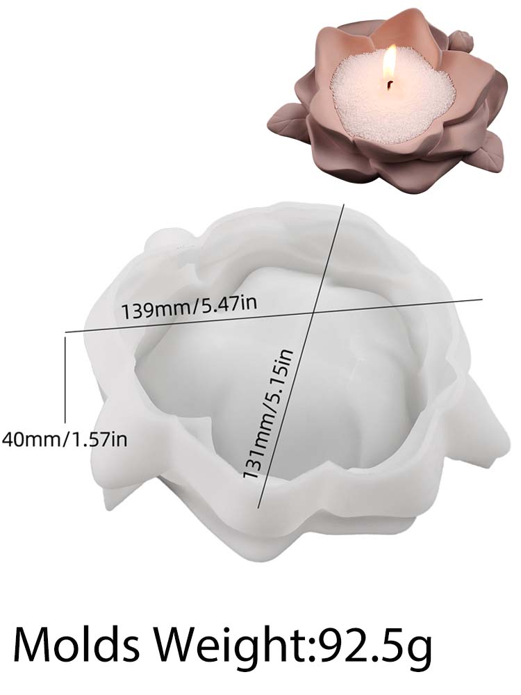 Flower Shape Candle Jar Container Silicone Mold DIY Camellia Rose Storage Tray Molds Plaster Cement Resin Display Plate Making
Flower Shape Candle Jar Container Silicone Mold DIY Camellia Rose Storage Tray Molds Plaster Cement Resin Display Plate Making