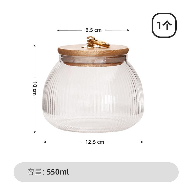 Стеклянная банка для чая, полосатая конфетница с крышкой, круглая, для сухофруктов, цветочного чая, кофейных зерен, десертов, герметичная банка, кухонный контейнер для хранения
Стеклянная банка для чая, полосатая конфетница с крышкой, круглая, для сухофруктов, цветочного чая, кофейных зерен, десертов, герметичная банка, кухонный контейнер для хранения