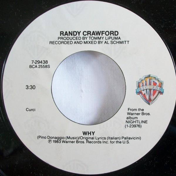 7-дюймовая пластинка RANDY CRAWFORD Why BCA2558S Warner Bros. Re 1983 США СоулФанк Б/у
7-дюймовая пластинка RANDY CRAWFORD Why BCA2558S Warner Bros. Re 1983 США СоулФанк Б/у