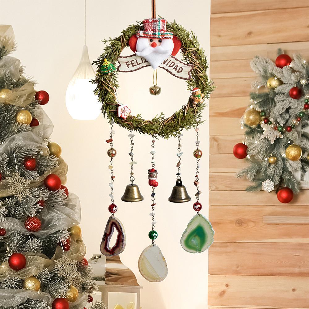 Christmas Wreath Felt Pendant and Bell Hanging Decoration Factory Reusable for Holiday Party Home Window зелёный
Christmas Wreath Felt Pendant and Bell Hanging Decoration Factory Reusable for Holiday Party Home Window зелёный