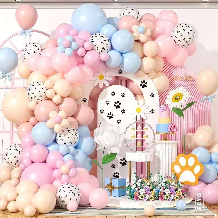 Dog Birthday Balloon Arch Baby Pink Pink Blue Cute Dog Paws Pattern Kids Balloon Girl Set as shown
Dog Birthday Balloon Arch Baby Pink Pink Blue Cute Dog Paws Pattern Kids Balloon Girl Set as shown