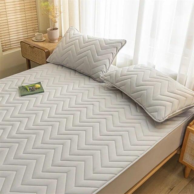 Постельное белье из соевого хлопка, толстый стеганый наматрасник, эластичный наматрасник, защита для матраса, постельное белье, мягкая подушка для кровати без наволочки 90x200x30cm
Постельное белье из соевого хлопка, толстый стеганый наматрасник, эластичный наматрасник, защита для матраса, постельное белье, мягкая подушка для кровати без наволочки 90x200x30cm