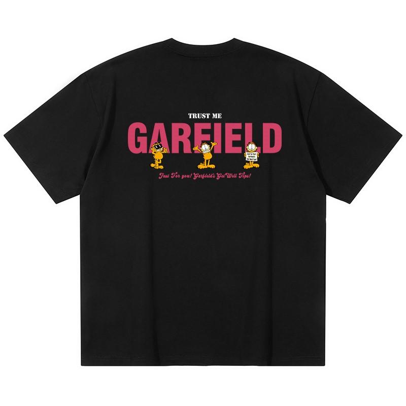 Garfield TRUST ME Front and Back Print Short Sleeve T-Shirt, American Streetwear Brand Heavyweight Cotton Loose Fit Oversized Couple Top S
Garfield TRUST ME Front and Back Print Short Sleeve T-Shirt, American Streetwear Brand Heavyweight Cotton Loose Fit Oversized Couple Top S