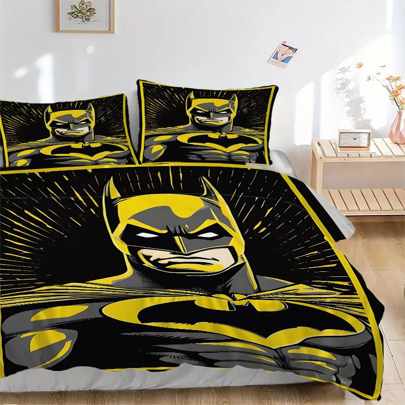 3pcs Batman, Superhero Duvet Cover Set, 1 Duvet Cover + 2 Pillowcases (No Insert), Cozy Bedding, Bedroom Set, Easy Care, Durable yy251103096 135x200cm
3pcs Batman, Superhero Duvet Cover Set, 1 Duvet Cover + 2 Pillowcases (No Insert), Cozy Bedding, Bedroom Set, Easy Care, Durable yy251103096 135x200cm