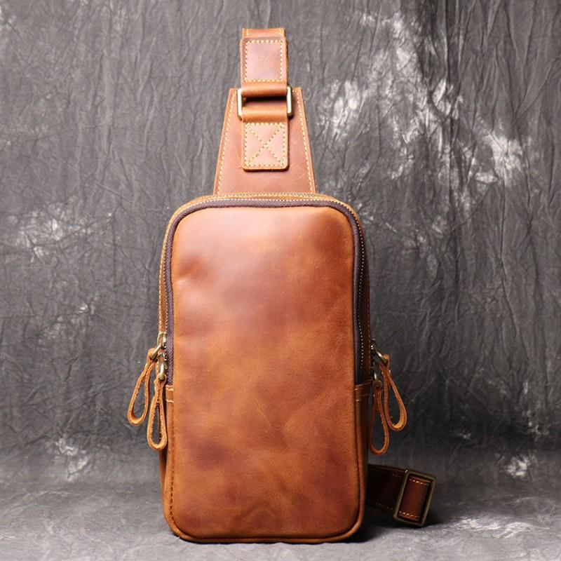 Retro Leather Men s Bag Cowhide Close Fitting Chest Crazy Horse Shoulder Crossbody
Retro Leather Men s Bag Cowhide Close Fitting Chest Crazy Horse Shoulder Crossbody