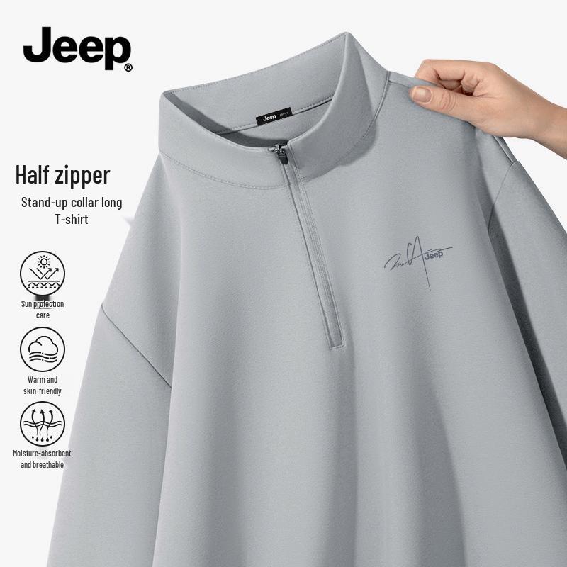 JEEP Men s Long Sleeve Half-Zip Athletic T-Shirt 2XL
JEEP Men s Long Sleeve Half-Zip Athletic T-Shirt 2XL