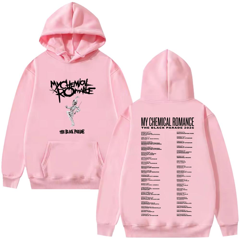 My Chemical Romance The Black Parade 2026 Tour Pullovers Rock Band Fashion Women Men Hoodies Retro Harajuku Loose Sweatshirt Y2K M рожевий
My Chemical Romance The Black Parade 2026 Tour Pullovers Rock Band Fashion Women Men Hoodies Retro Harajuku Loose Sweatshirt Y2K M рожевий