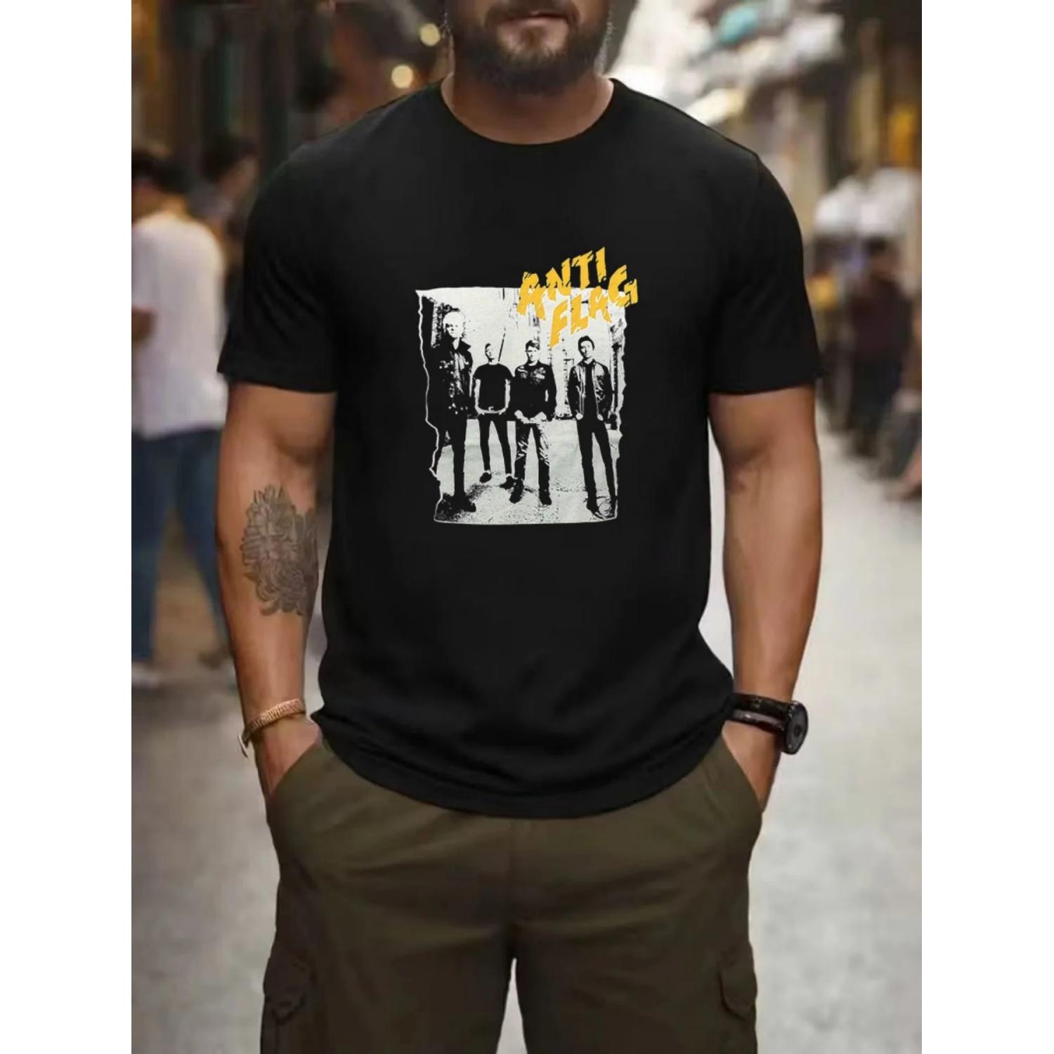 Flag Band Theme Print, Suitable for Daily Wear By Punk Rock Enthusiasts for Outdoor Sports, Travel, and Gatherings S чёрный
Flag Band Theme Print, Suitable for Daily Wear By Punk Rock Enthusiasts for Outdoor Sports, Travel, and Gatherings S чёрный