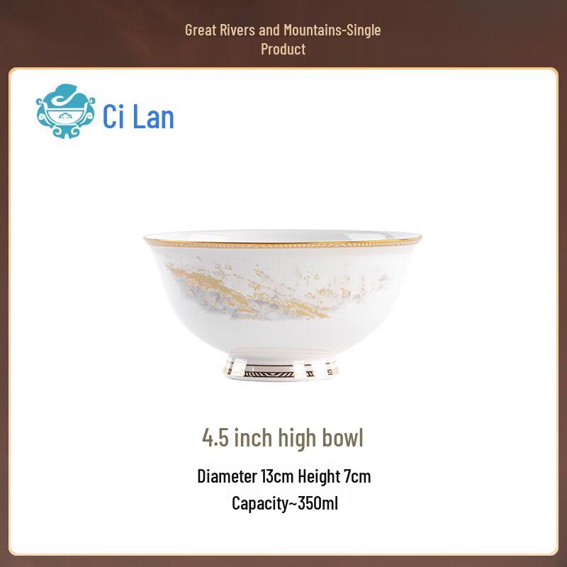 Golden Coast Ceramic High-Footed Rice Bowl Set
Golden Coast Ceramic High-Footed Rice Bowl Set