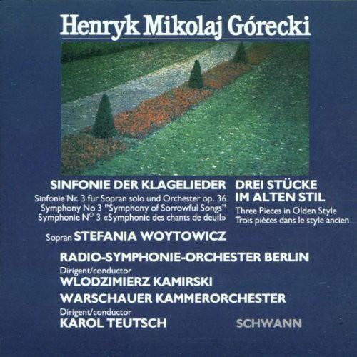 CD HENRYK MIKOLAJ GÓRECKI - STEFANIA W - Sinfonie Der Klagelieder / Drei Stü CD311041H1 Schwann 1988 Australia Classical Used
CD HENRYK MIKOLAJ GÓRECKI - STEFANIA W - Sinfonie Der Klagelieder / Drei Stü CD311041H1 Schwann 1988 Australia Classical Used