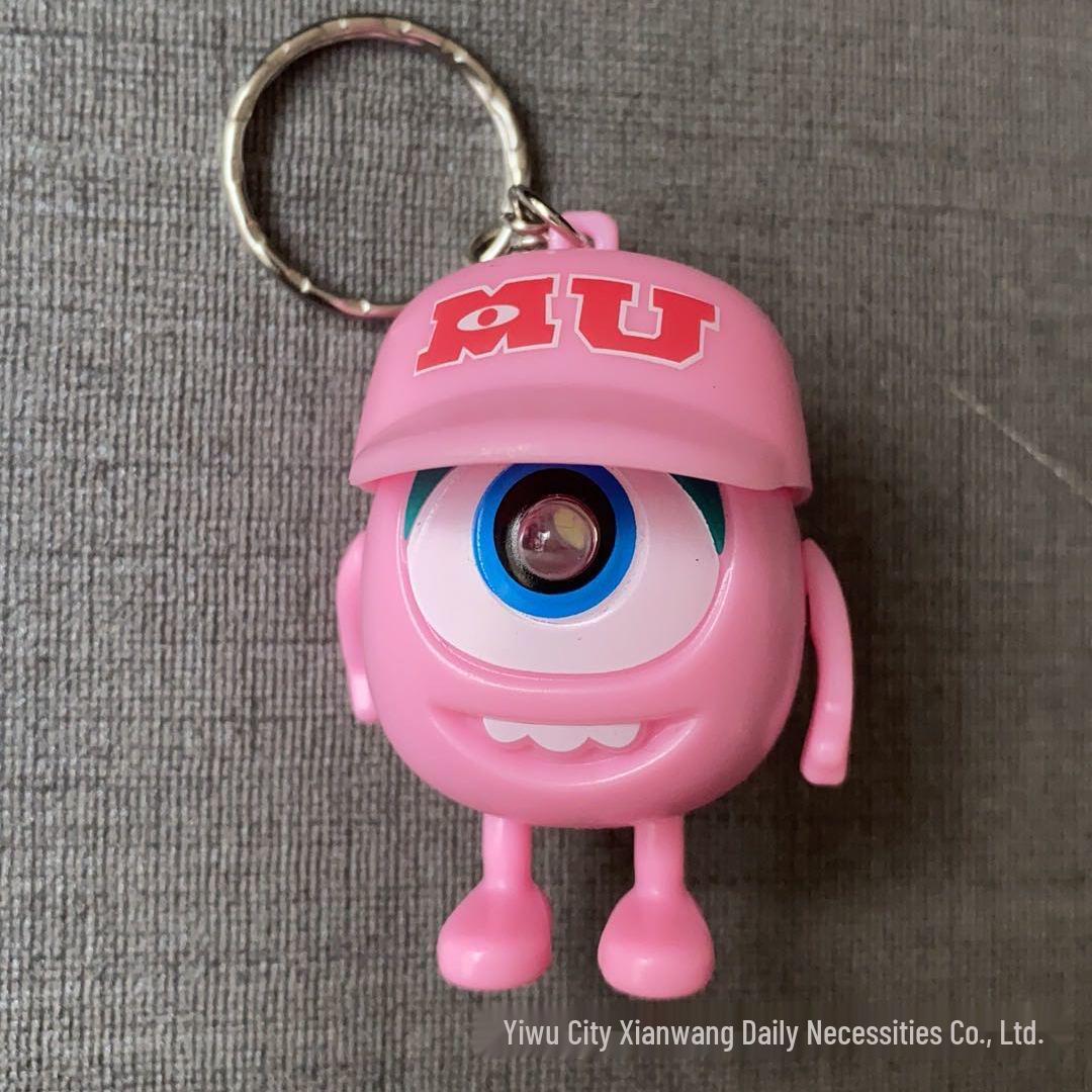 Blue Luminous Sounding Monster Keychain with Big Eyes: Talking Bag Pendant and Car Accessory
Blue Luminous Sounding Monster Keychain with Big Eyes: Talking Bag Pendant and Car Accessory