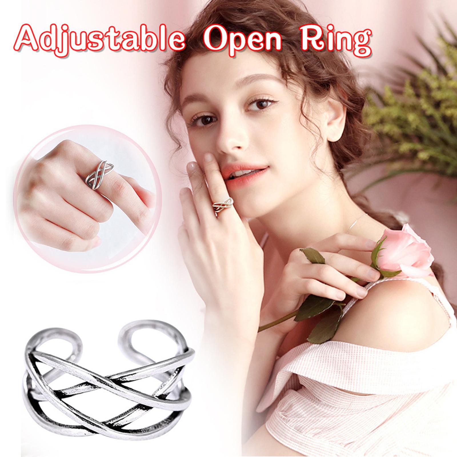 Thumb Ring Knot Open Ring Natural Wedding Jewelry One Size білий
Thumb Ring Knot Open Ring Natural Wedding Jewelry One Size білий