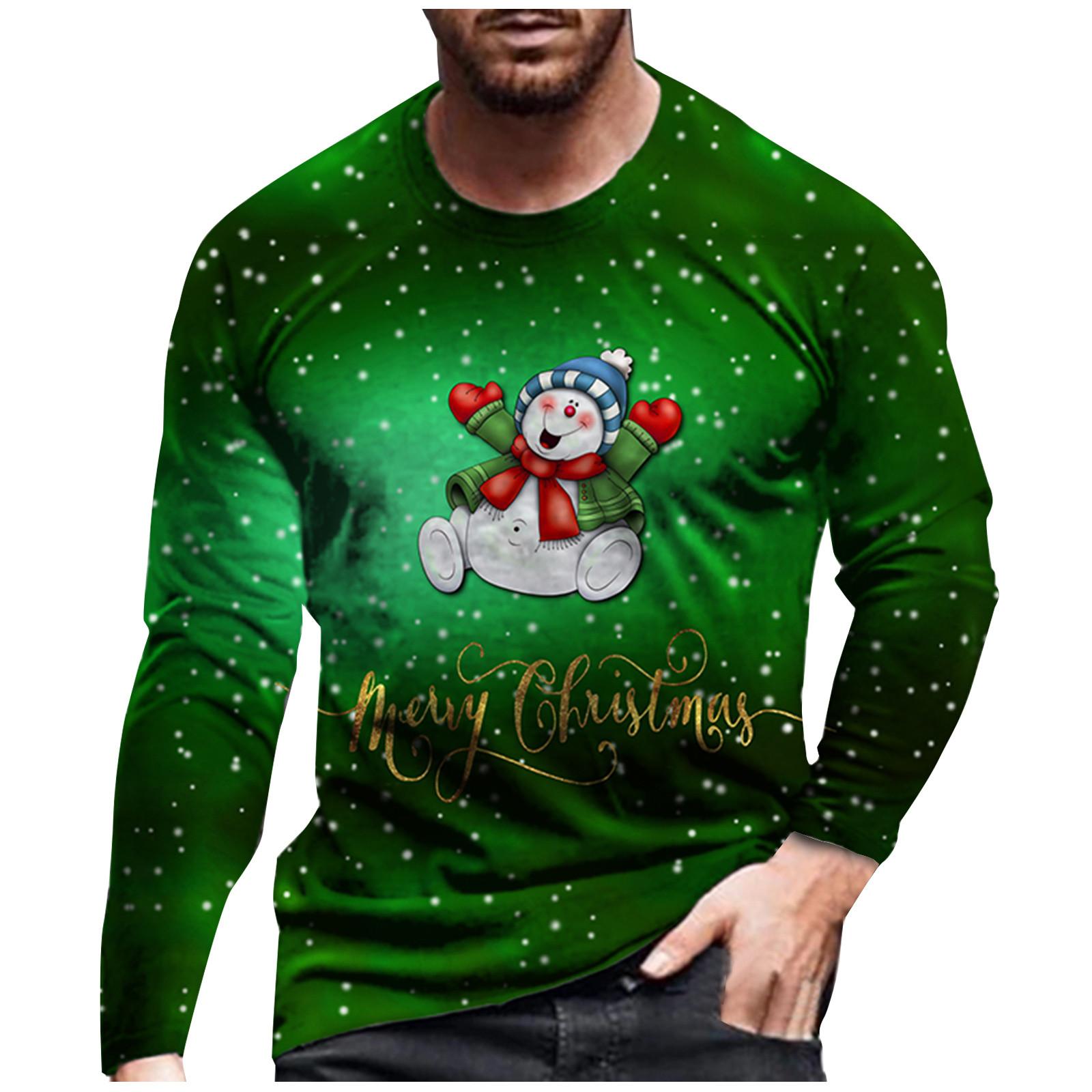 Рождественский свитер с круглым вырезом, весенний и с длинным рукавом XL
Рождественский свитер с круглым вырезом, весенний и с длинным рукавом XL