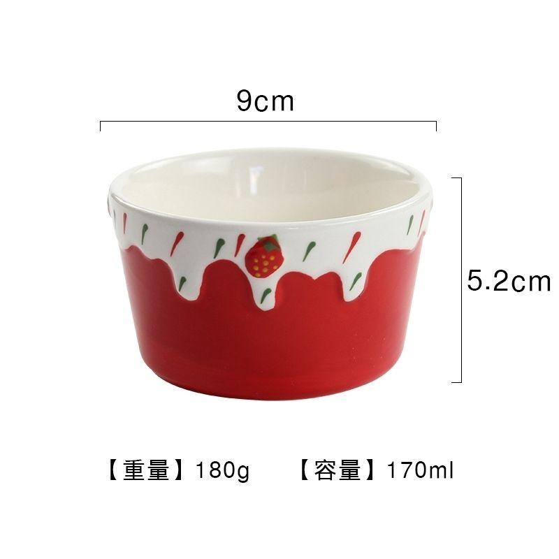 Strawberry Design Ceramic Rice Bowls, Underglaze Color Cute Noodle Salad Fruit Microwave & Air Fryer Safe Soup Bowls for Kitchen
Strawberry Design Ceramic Rice Bowls, Underglaze Color Cute Noodle Salad Fruit Microwave & Air Fryer Safe Soup Bowls for Kitchen