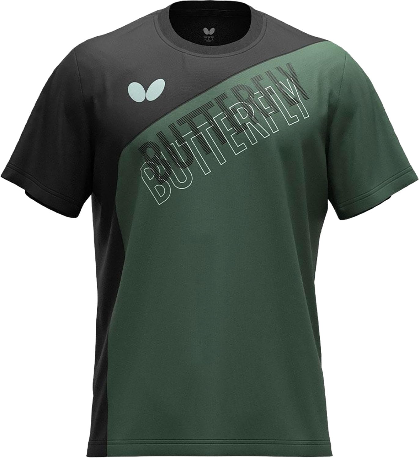 Butterfly Table Tennis Top Noiaru Short Sleeve T-Shirt Deep Green Size M Moisture Wicking Quick Dry Stretch Unisex Sportswear 47430
Butterfly Table Tennis Top Noiaru Short Sleeve T-Shirt Deep Green Size M Moisture Wicking Quick Dry Stretch Unisex Sportswear 47430