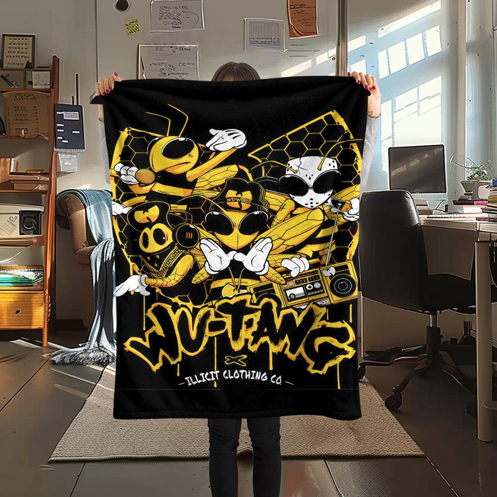 1PC Wu-Tang Clan Print FlAannel Blanket, High quality Comfortable for All Seasons, Home Decor, Warmth and Comfort 80cm x 120cm
1PC Wu-Tang Clan Print FlAannel Blanket, High quality Comfortable for All Seasons, Home Decor, Warmth and Comfort 80cm x 120cm
