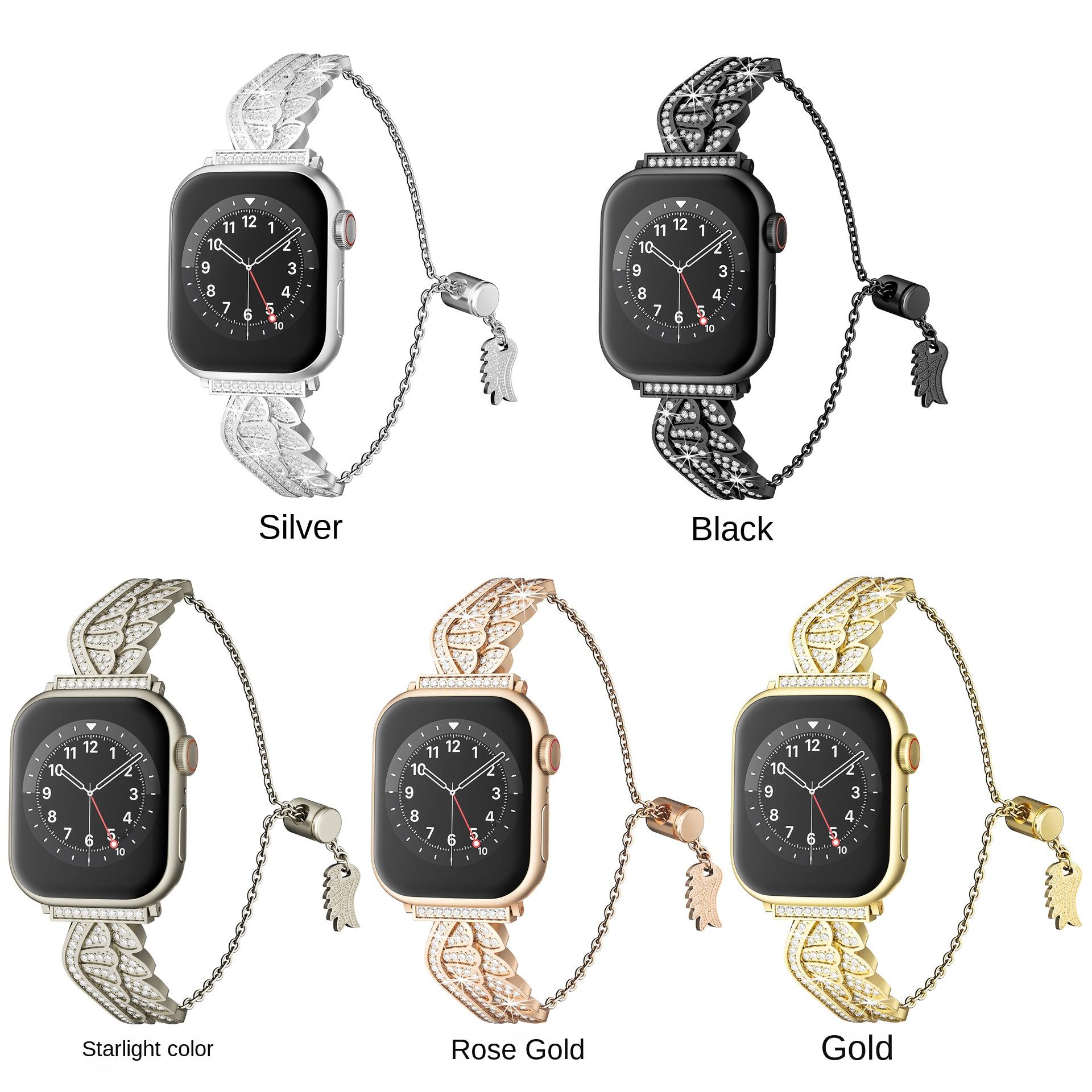 Новый применимый ремешок Apple Metal Strap 20MM Wings Diamond Chain Apple IWatch Apple Watch Strap
Новый применимый ремешок Apple Metal Strap 20MM Wings Diamond Chain Apple IWatch Apple Watch Strap