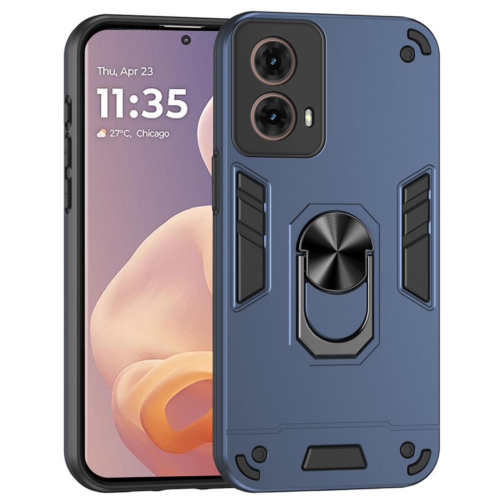 Для Motorola Moto G85 5G/S50 Neo 5G Чехол PC+TPU Защита от падений Чехол для телефона с кольцом-подставкой Blue
Для Motorola Moto G85 5G/S50 Neo 5G Чехол PC+TPU Защита от падений Чехол для телефона с кольцом-подставкой Blue