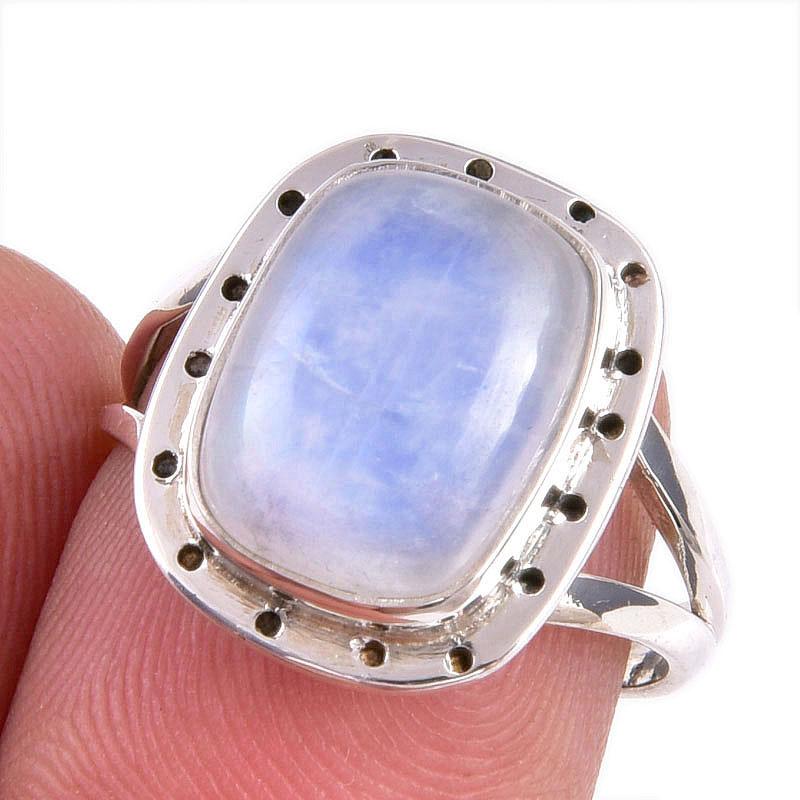 Natural Rainbow Moonstone Gemstone Handmade 925 Solid Silver Gift Ring S.7 F0l24
Natural Rainbow Moonstone Gemstone Handmade 925 Solid Silver Gift Ring S.7 F0l24