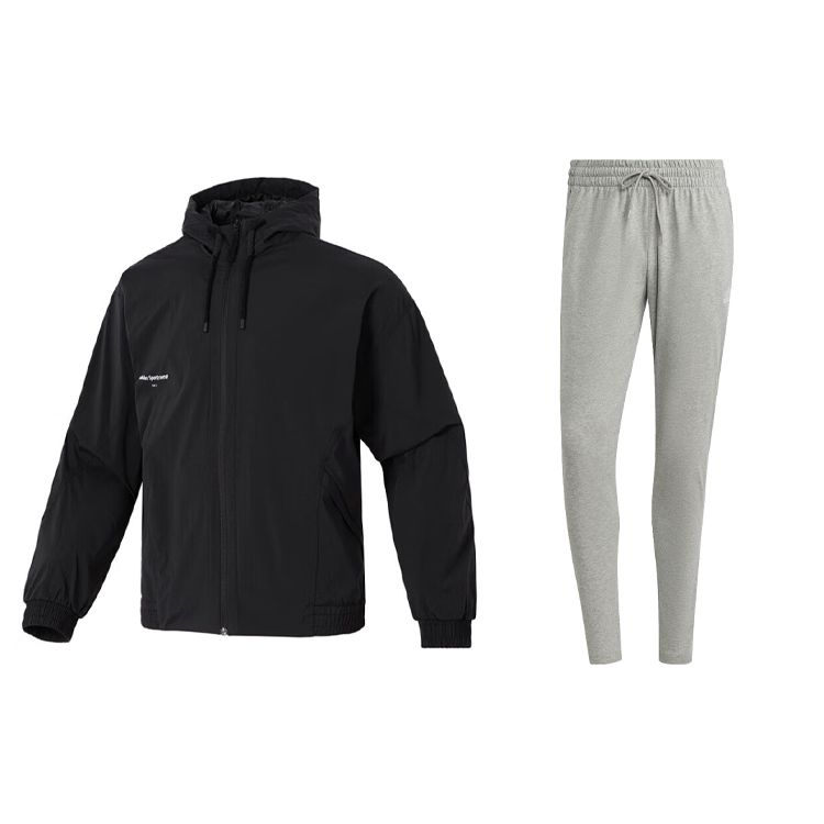 Adidas Спортивная повседневная куртка с капюшоном и принтом букв, спортивные брюки на шнурке, повседневный спортивный костюм, мужской костюм IP4980+IC9411 M
Adidas Спортивная повседневная куртка с капюшоном и принтом букв, спортивные брюки на шнурке, повседневный спортивный костюм, мужской костюм IP4980+IC9411 M