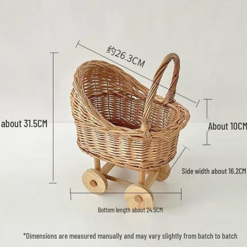 Rattan Wicker Baby Carrycot Pet Stroller & Gift Box Flower Basket
Rattan Wicker Baby Carrycot Pet Stroller & Gift Box Flower Basket