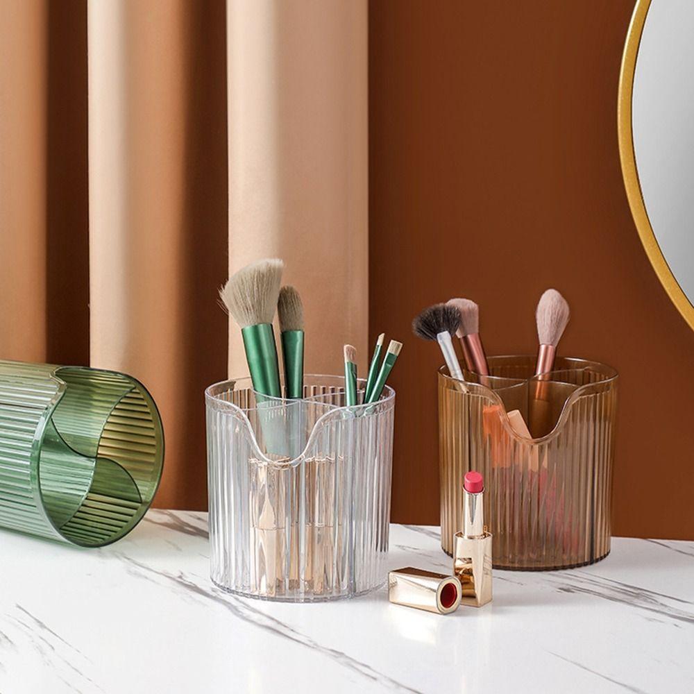 Visible 4 Grids Makeup Brush Bucket Plastic Makeup Organizer Useful Makeup Brush Cup for Home
Visible 4 Grids Makeup Brush Bucket Plastic Makeup Organizer Useful Makeup Brush Cup for Home