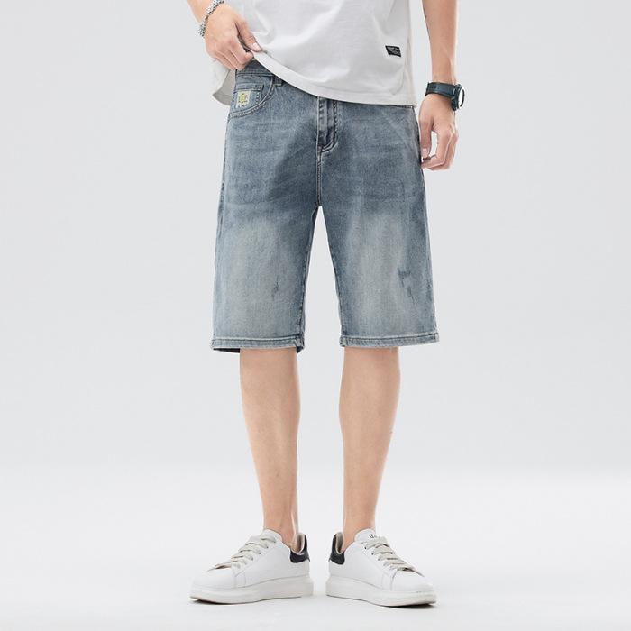 All-matched Five-point Pants Summer New Style Men s Japanese Loose 5-point Pants Shorts Denim Medium Pants 38 синий
All-matched Five-point Pants Summer New Style Men s Japanese Loose 5-point Pants Shorts Denim Medium Pants 38 синий