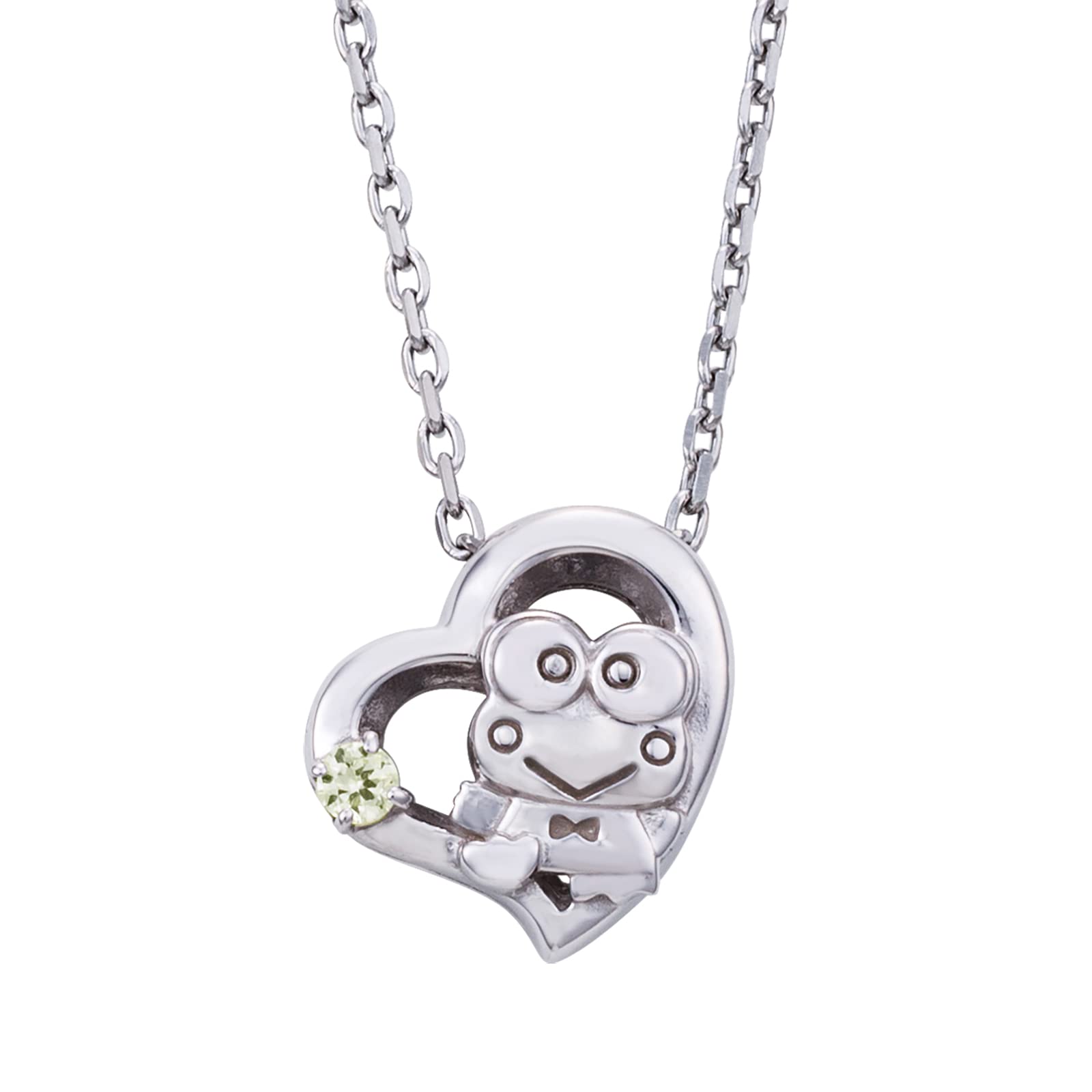 Kerokero Keroppi Necklace 40cm Sanrio Characters Hapidanbui Open Heart Footprint Ribbon Keroppi 925 Silver Surgical Stainless Steel Cubic Zirconia срібний
Kerokero Keroppi Necklace 40cm Sanrio Characters Hapidanbui Open Heart Footprint Ribbon Keroppi 925 Silver Surgical Stainless Steel Cubic Zirconia срібний