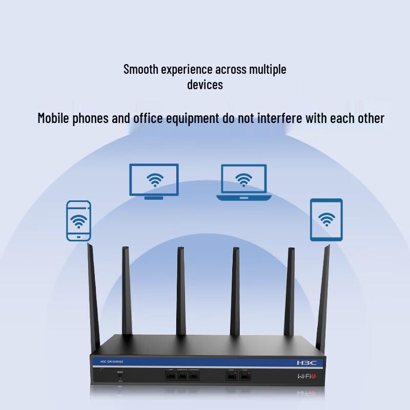 H3C WiFi 6 AX5400 Enterprise Wireless Router (CN version)
H3C WiFi 6 AX5400 Enterprise Wireless Router (CN version)
