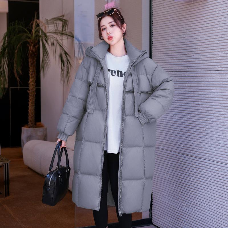 Пуховик женский с капюшоном, утолщенный, с лентами, длинный, на пуху, большая стеганая куртка до колена, повседневная женская куртка XXL серый
Пуховик женский с капюшоном, утолщенный, с лентами, длинный, на пуху, большая стеганая куртка до колена, повседневная женская куртка XXL серый