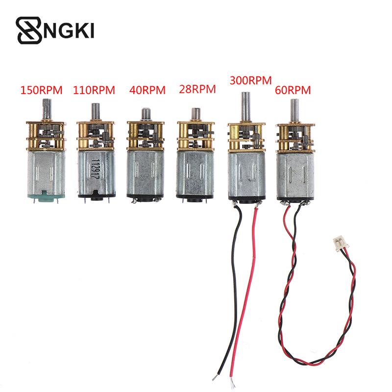 Micro Mini N20 Gear Motor DC 3V -6V 5V 28RPM 60RPM 110RPM 300RPM Slow Speed Full Metal Gearbox Reducer Electric Motor DIY Toy 60RPM
Micro Mini N20 Gear Motor DC 3V -6V 5V 28RPM 60RPM 110RPM 300RPM Slow Speed Full Metal Gearbox Reducer Electric Motor DIY Toy 60RPM