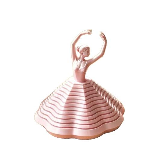3D Printed Spinning Ballerina Fidget Toy Ballet Dancer Spinner Spiral Sensory Toy for Stress Relief Home Office Desktop Decoration рожевий
3D Printed Spinning Ballerina Fidget Toy Ballet Dancer Spinner Spiral Sensory Toy for Stress Relief Home Office Desktop Decoration рожевий